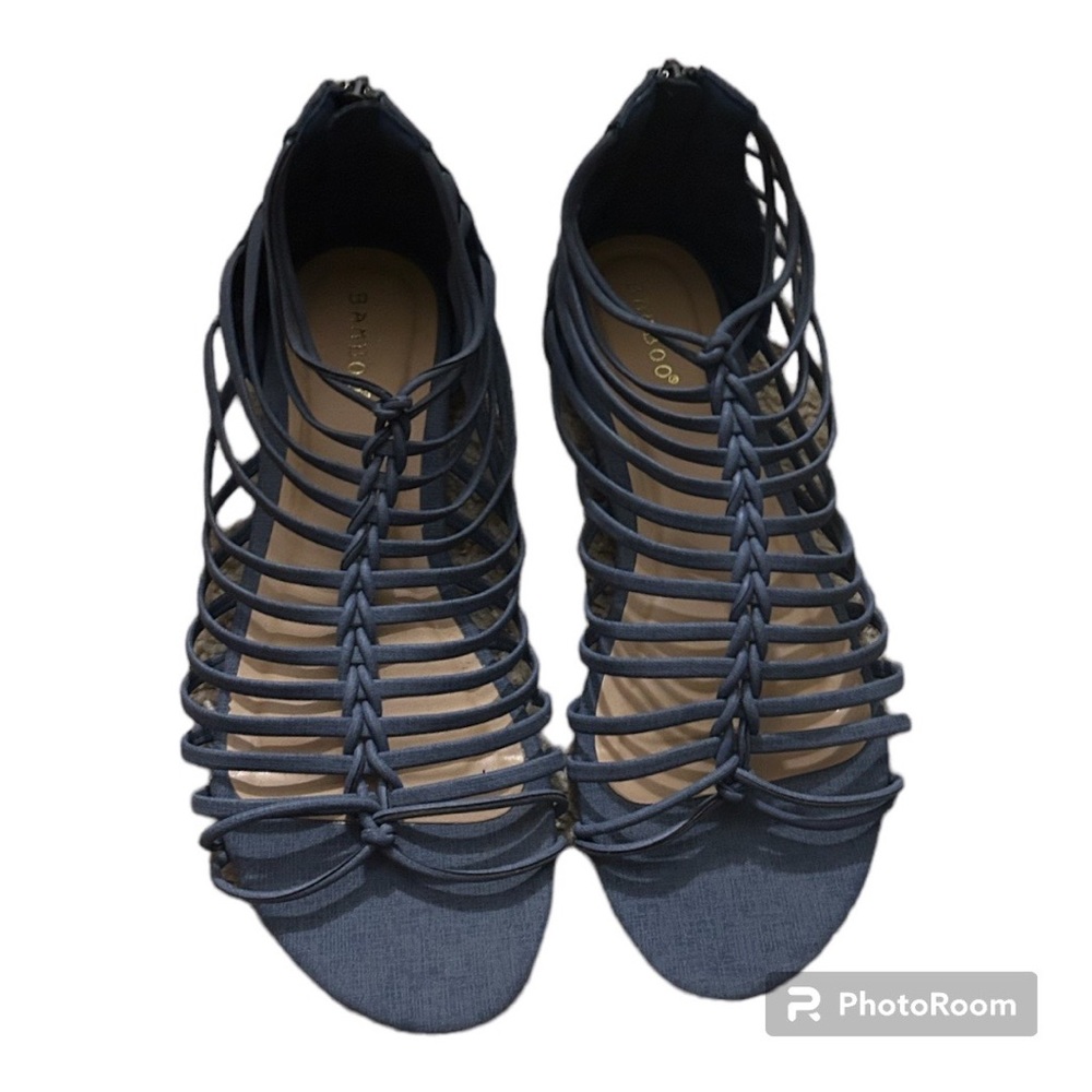 Blue Sandals Bamboo